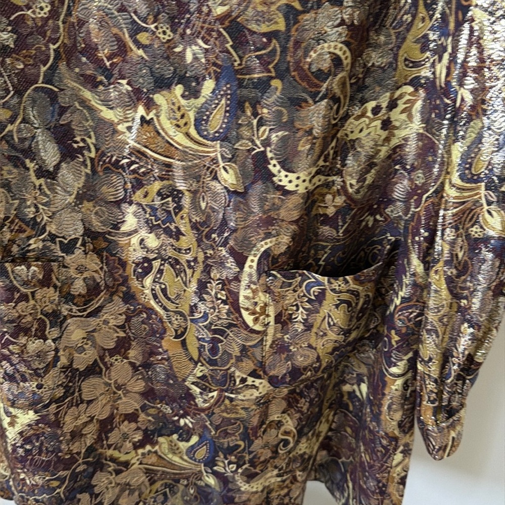 NWOT Ba+Sh Chiba gold mini dress, size M - Picture 8 of 15